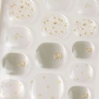 ジェルネイルシール　ジェルシール　028 グリーン LAKOLE/ラコレ