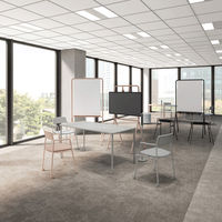 【組立設置込】コクヨ エニー チェアー スタックスツール 固定脚 背なし ホワイトブラウン K01-ZB80CZ-M1G2M11 1脚（直送品）