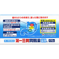 第一三共胃腸薬錠剤ｓ 170錠 第一三共ヘルスケア 胃もたれ むかつき 胃部不快感 食べすぎ【第2類医薬品】