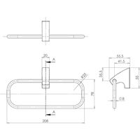 SANEI タオルリング W57011 1セット(2個)（直送品）