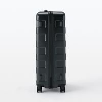 無印良品 バーを自由に調節できる ハードキャリーケース ７５Ｌ 黒 タテ７１．５×ヨコ４６×マチ２６ｃｍ 良品計画