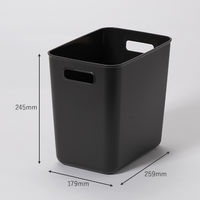 やわらかインナーボックス/スリム深型 ダークグレー　幅179×奥行259×高さ245mm １セット（1個×40） オリジナル