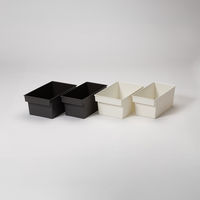 シンプルボックス ワイド ホワイト　幅16×奥行27.8×高さ11.5cm １セット（1個×120） オリジナル