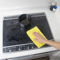 ふしぎクロス 水だけで汚れが落ちる 1パック（4色組）アズマ工業