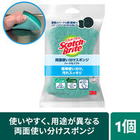 スリーエム（3M）スコッチブライト キッチンスポンジ 両面使い分けスポンジ ハード&ソフト 1個 スリーエムジャパン