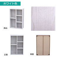 エイ・アイ・エス 可動棚ホームボックス 幅587×奥行292×高さ889mm ホワイト MBS-05 WH 1台（直送品）