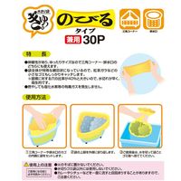 水きり袋 ぎゅっ。のびるタイプ 三角コーナー・排水口 兼用 1袋（30枚）レック