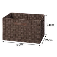 【収納バスケット】　折りたたみ収納バスケット　ワイド　深型　ERA-01　1個 オリジナル