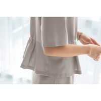 セロリー オーバーブラウス 17号 ブラック 51630-17 1枚（直送品）