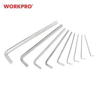 WORKPRO ワークプロ 9本組 ロング六角レンチセット WP222005 1セット（直送品）
