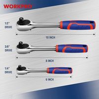 WORKPRO ワークプロ 1/4DR 72ギア ラチェットハンドル クイックリリース WP271010 1本（直送品）