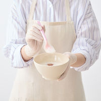 【使いきり手袋】 宇都宮製作 クイン ぴったり天然ゴム L NR0501PFーNB 1セット（1箱(100枚)×5）