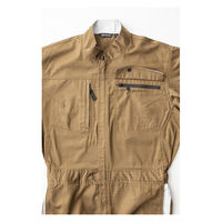 【ワークウェア・作業用つなぎ】マルキ コットン100％ツナギ服 スチール4L 911-98-4L 丸鬼商店 1着（直送品）