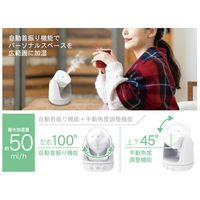 TOPLAND（トップランド） 加湿器 パーソナル 左右自動首振り 吸水スティック5本付 SH-KJ50 WT 1台