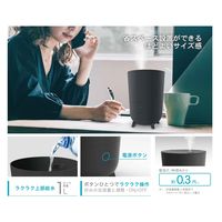 TOPLAND（トップランド） パーソナル ラクラク給水加湿器100 ブラック SH-RK100 BK 1台