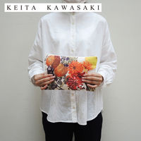 フラットポーチ GF1313　O KEITA KAWASAKI GF1313_00O 1枚 川島織物セルコン（直送品）