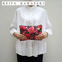 フラットポーチ GF1315　R KEITA KAWASAKI GF1315_00R 1枚 川島織物セルコン（直送品）