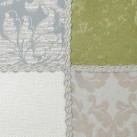 川島織物セルコン 川島織物セルコン エレガントパッチ 背当クッションカバー 450×450mm ブルー LL1362_08B 1枚（直送品）