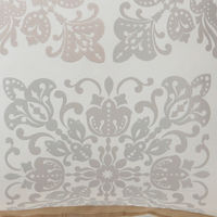 川島織物セルコン フレームジオメドリ 背当クッションカバー 450×450mm ベージュ LL1364_08BE 1枚（直送品）