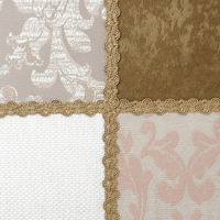 川島織物セルコン 川島織物セルコン エレガントパッチ 背当クッションカバー 450×450mm ベージュ LL1362_08BE 1枚（直送品）