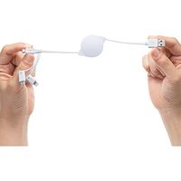 Lightningケーブル　0.8m　KB-IPLTM08KW　サンワサプライ　1本