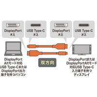 サンワサプライ TypeC-DisplayPort変換ケーブル (双方向) 3m KC-ALCDPR30 1本