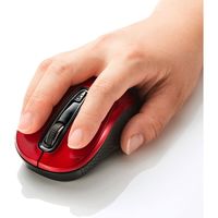 サンワサプライ ワイヤレスマウス 無線 3ボタン 中型サイズ ブルーLED Type-C MA-WBLC41R 1個