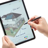 サンワサプライ シリコンゴムタッチペン(ブラック・先端直径6mm) PDA-PEN54BK 1本