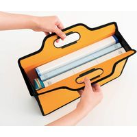 ライオン事務器 オフィスキャリングバック ビジカル A4ヨコ型 BK-353B 赤(レッド) 12900 1冊