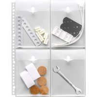 ライオン事務器 なんでもポケット A4 マチ付 30穴 NP-4M 14731 1セット(6枚:2枚×3)