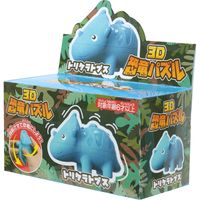 池田工業社 3D恐竜 パズル トリケラトプス 460 1セット(2個)（直送品）