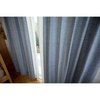 スミノエ ドレープカーテン ヘリングル 1000×2000mm ブルー 4549781263274 1枚（直送品）