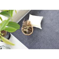 スミノエ コンシェルジュ エコロア100 防炎 ラグ ECR111 2500×3000mm ブルー 1枚（直送品）