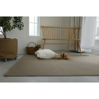 スミノエ コンシェルジュ LONGFORD 防炎 ラグ ロングフォード LGF3 1400×2000mm ベージュ 1枚（直送品）