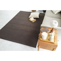 スミノエ コンシェルジュ LONGFORD 防炎 ラグ ロングフォード LGF6 1400×2000mm ブラウン 1枚（直送品）