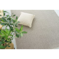 スミノエ コンシェルジュ ウールスコット ヘリンボーン 防炎 ラグ WS202 1400×2000mm ベージュ 1枚（直送品）