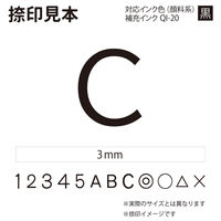 サンビー クイックC6 ブラック 通信簿用タイプ 3mm C QC6-108 1個（直送品）