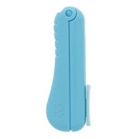 サンスター文具 スティッキール はさみ KIDS 子供用 右手用 ブルー S3720136 1セット(3本)