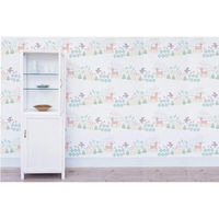 菊池襖紙工場 貼ってはがせてのり残りしない壁紙 パレード 45cm×2.5m巻き JK4557-2 1梱包（2本入）（直送品）