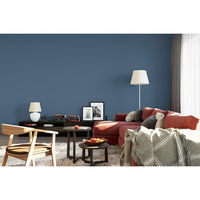 菊池襖紙工場 貼ってはがせてのり残りしない壁紙 無地 ネイビー JK4559-3 1セット(3本)