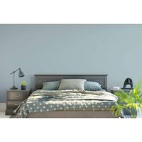 菊池襖紙工場 貼ってはがせてのり残りしない壁紙 無地 グレイブルー JK4560-3 1セット(12本)