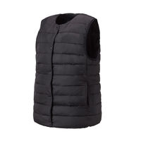 アイリスオーヤマ ウィメンズ　ヒートベストセット　XLサイズ GT21623-BKXL 1セット（直送品）