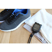 【タイマー】 ドリテック ストップウォッチ スピールL ブラック SW-123BK 1個