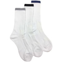 小野商事 クールマックス ソックス 白 先丸 3足 AG268W 1セット(5組)