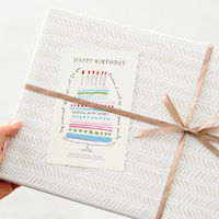 ヘッズ ギフトバースデイポストカード-1/ケーキ 250枚(50枚×5) GIH-PCD1 1セット(250枚入)（直送品）