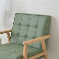 佐藤産業 ロコラ ソファ 1人掛 幅675mm グリーン ROCOLOR 1P GR 1台（直送品）