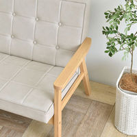 佐藤産業 ロコラ ソファ 2人掛 幅1135mm オークホワイト ROCOLOR 2P IV 1台（直送品）