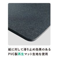 共栄プラスチック ライティングデスクマット 59×32cm 黒 WDM-2700 1枚