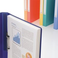 リヒトラブ パンチレスファイル<HEAVY DUTY> A4S 橙 160枚収容 F-367-3 1冊