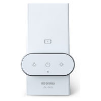 アイリスオーヤマ LEDデスクライトQi充電シリーズ 縦置きタイプ 調光・調色 ホワイト LDL-QLDL-W 1台